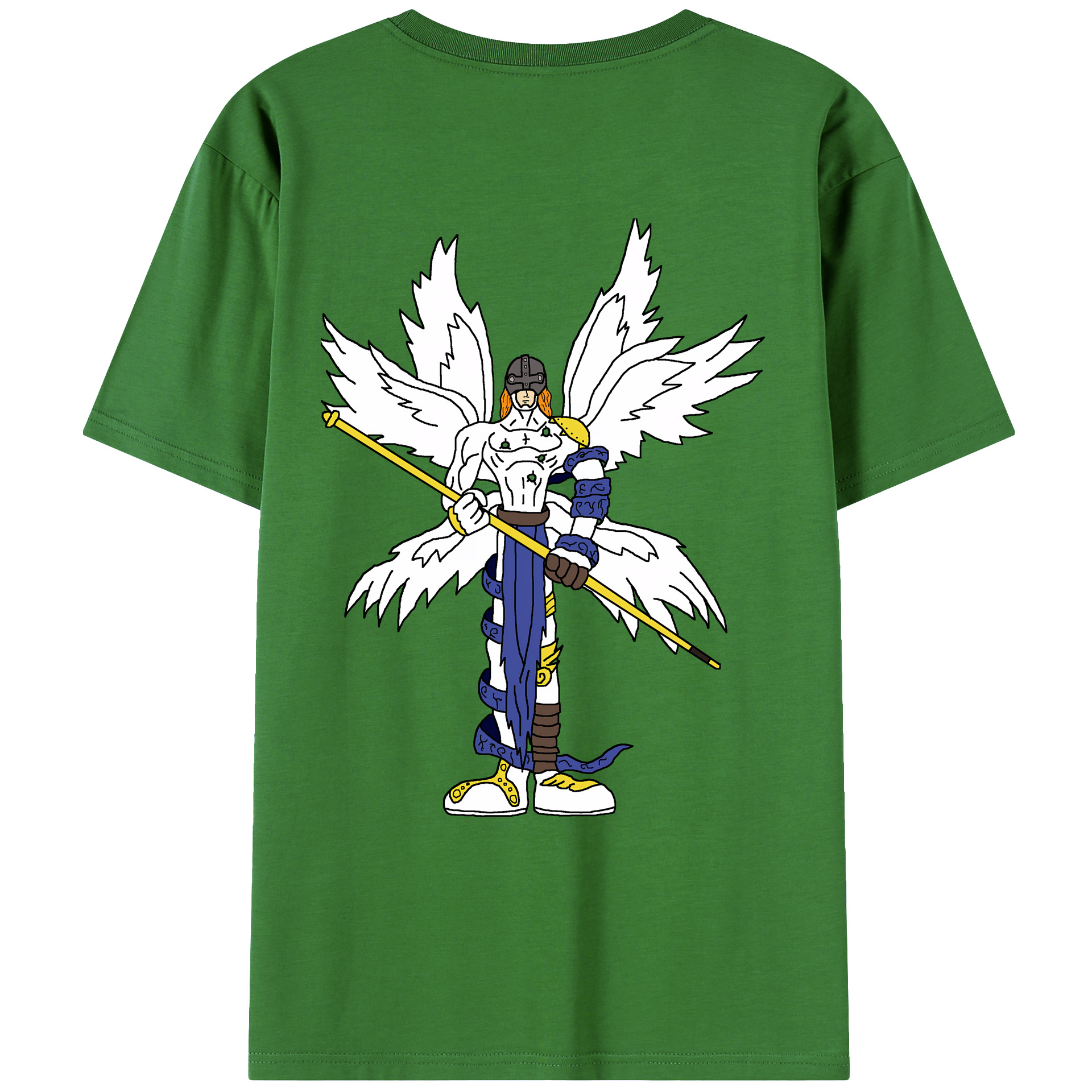 （画像用） Digimon デジタルモンスター/デジモン レディース半袖Tシャツ(バックプリント)